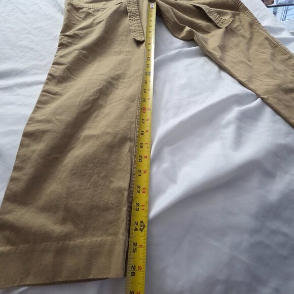Banana Republic High Rise Utility Pants | Safari Cargo Crop Trousers | Size 4 - Picture 9 of 9